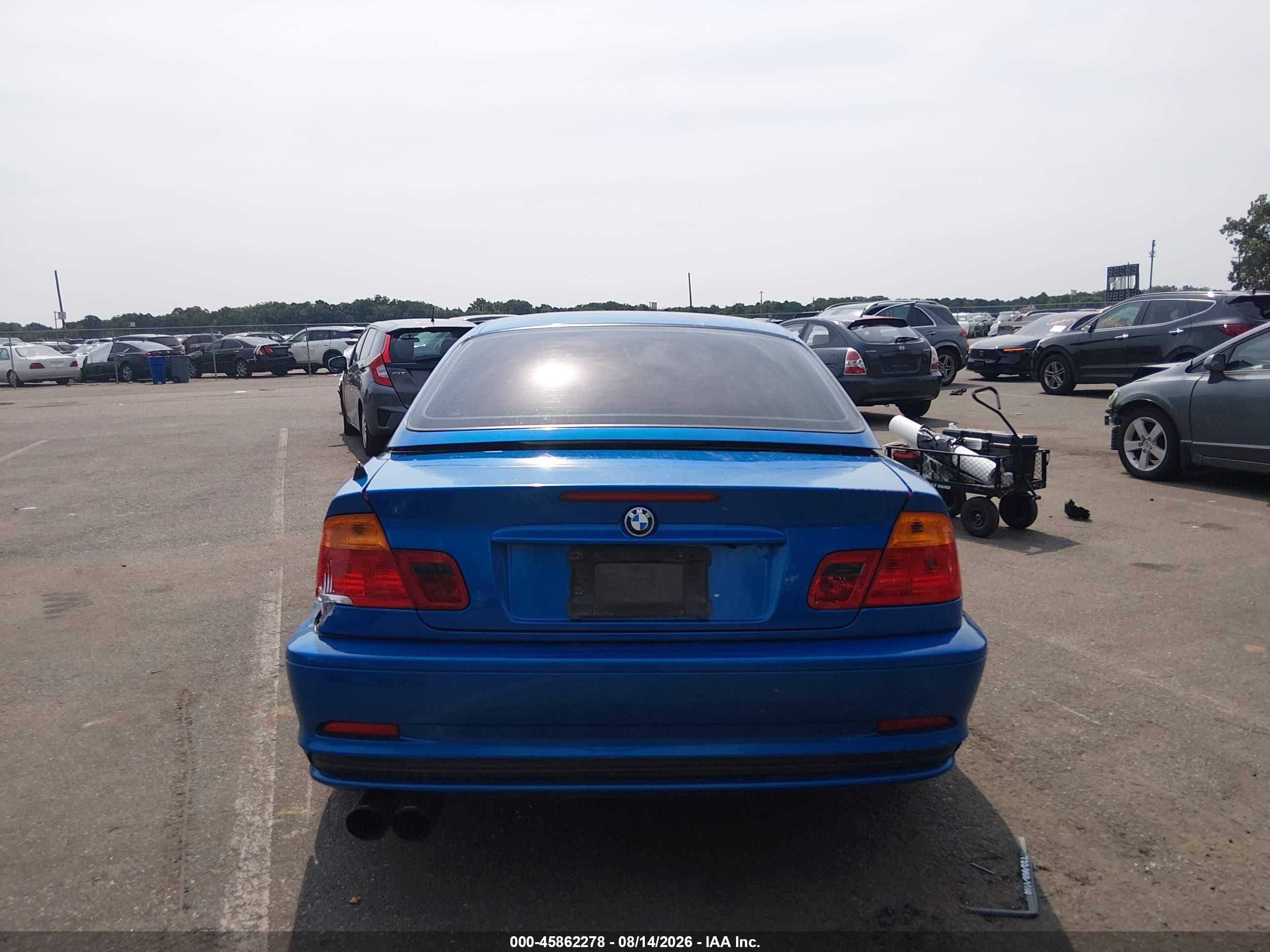 2001 Bmw 325ci   Синий vin: WBABS33401JY54398