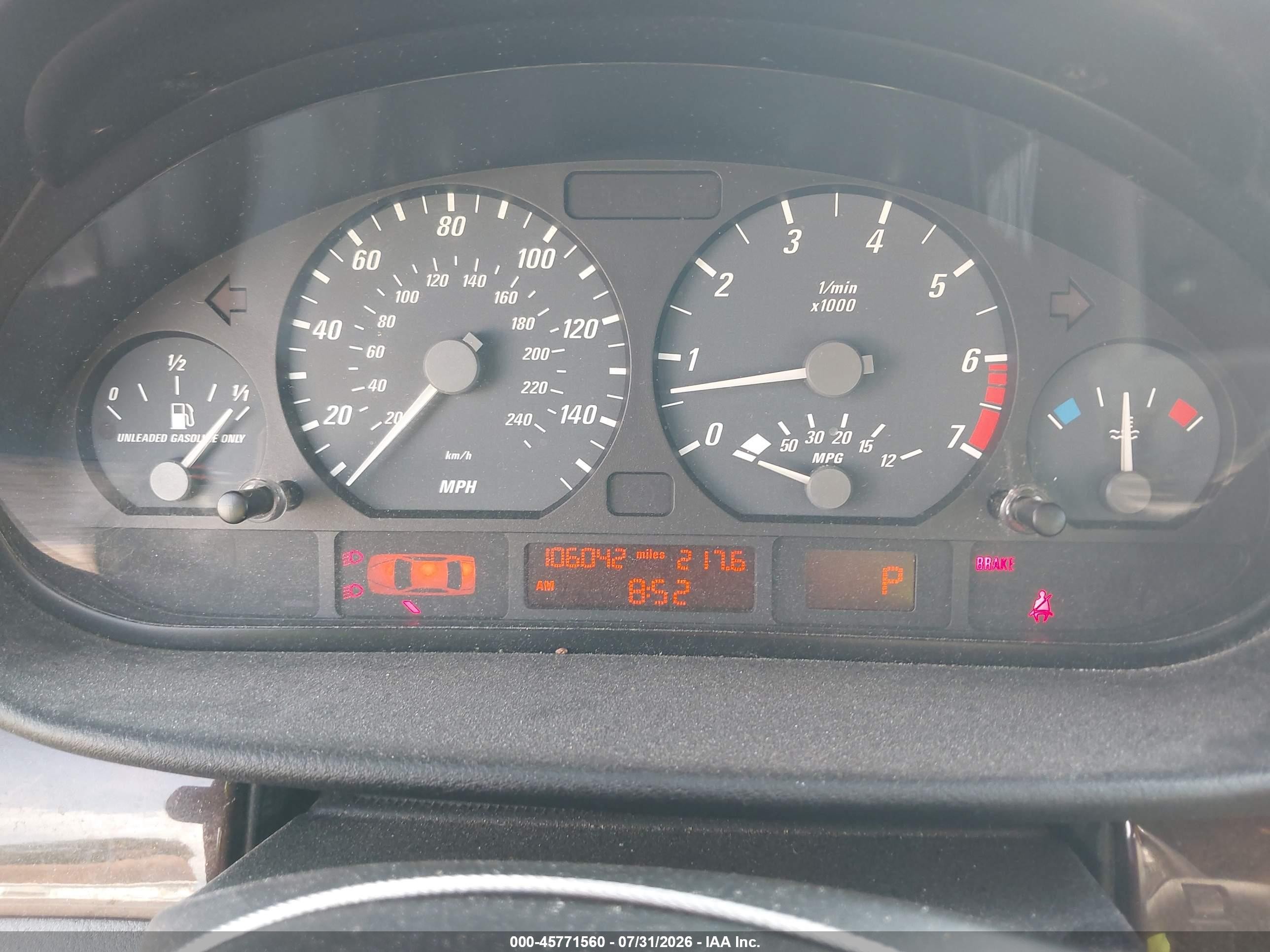 2003 Bmw 325ci   Green vin: WBABS33403PG90220