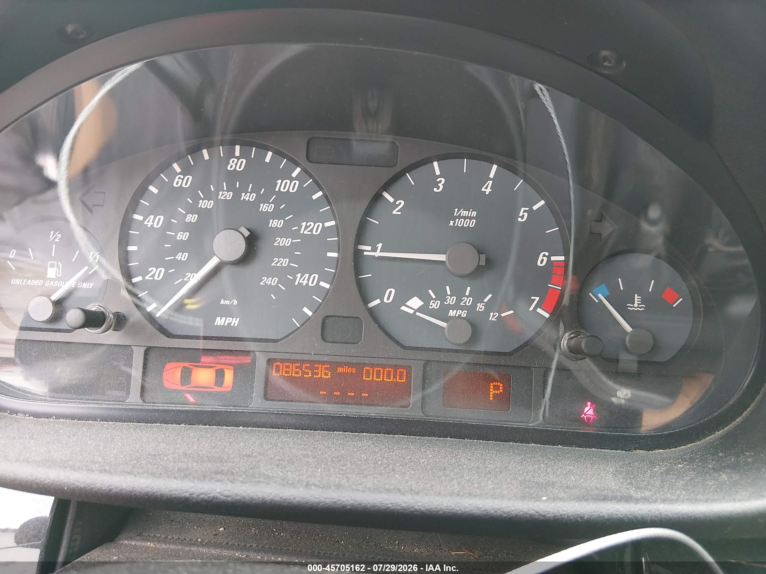 2001 Bmw 325ci   Blue vin: WBABS33431JY55268