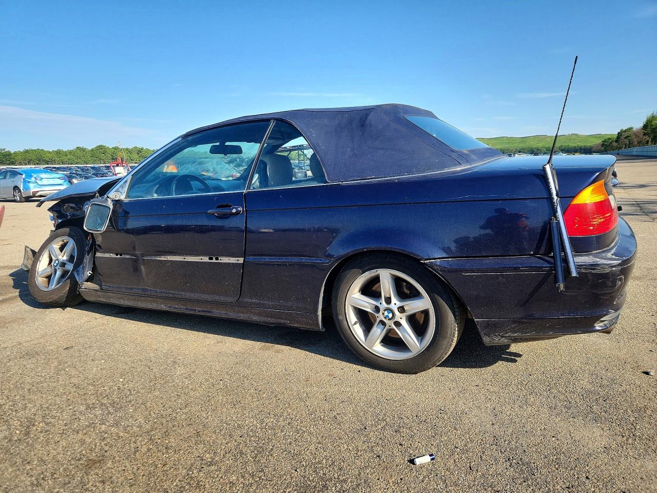 2002 Bmw 325 Ci Blue vin: WBABS33442PG84290