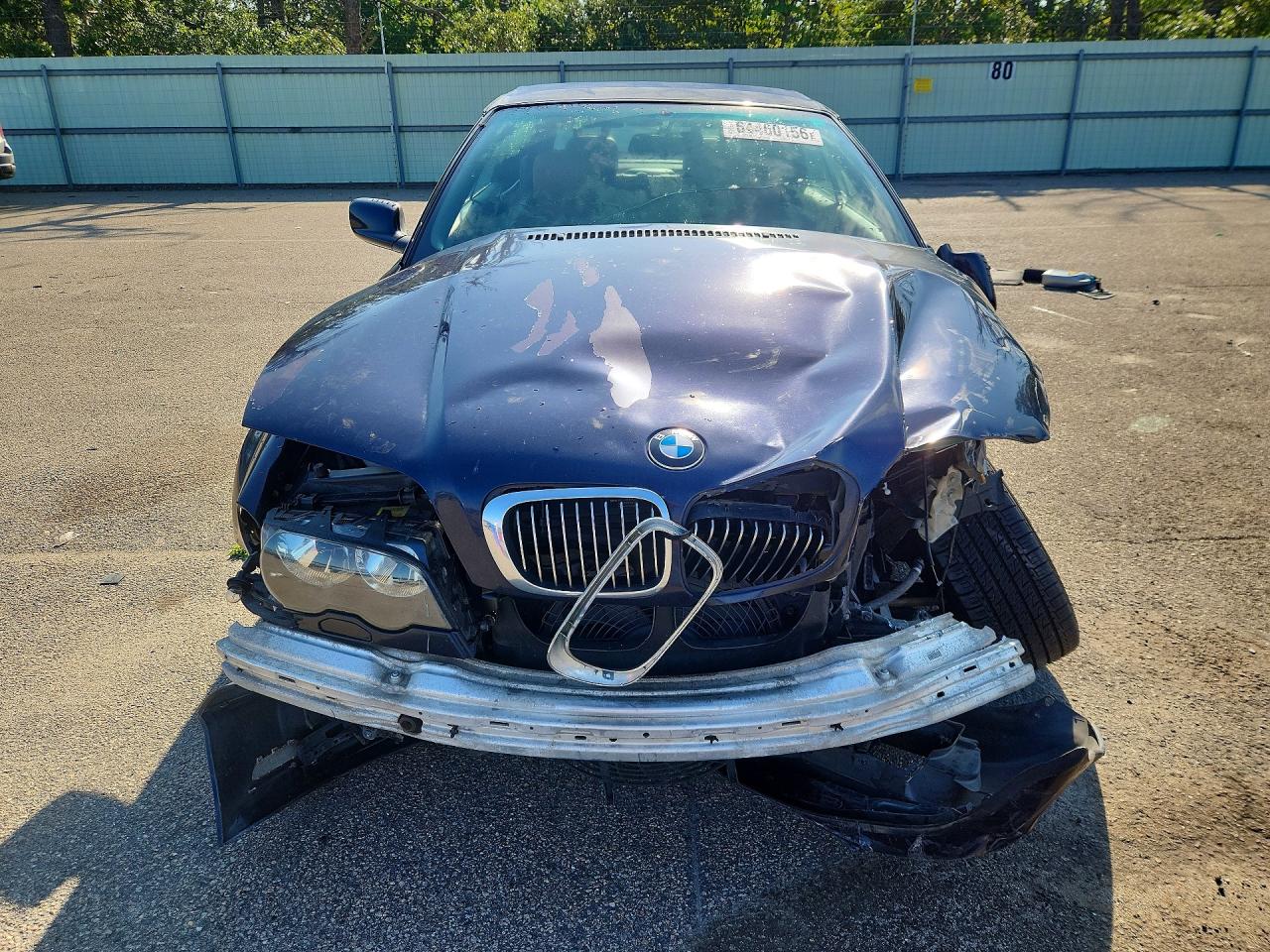 2002 Bmw 325 Ci Blue vin: WBABS33442PG84290