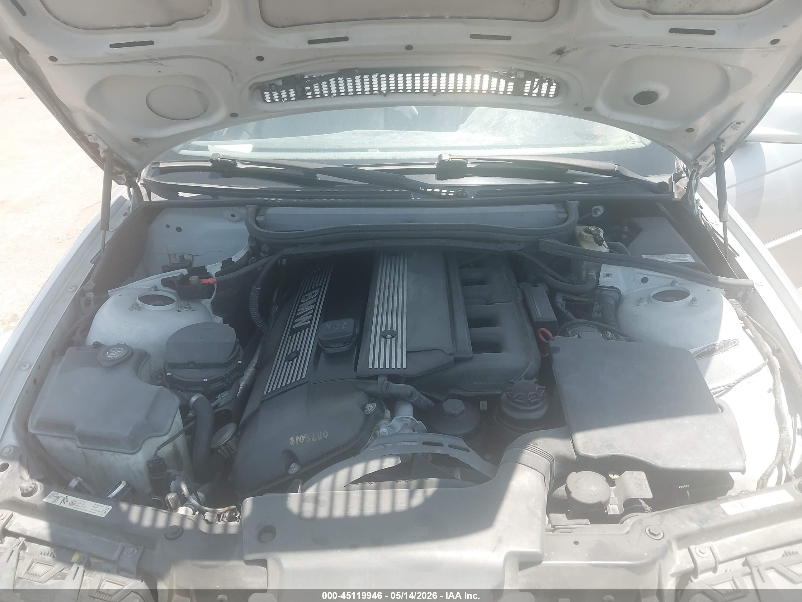 2002 Bmw 325ci   Серебряный vin: WBABS33442PG84497