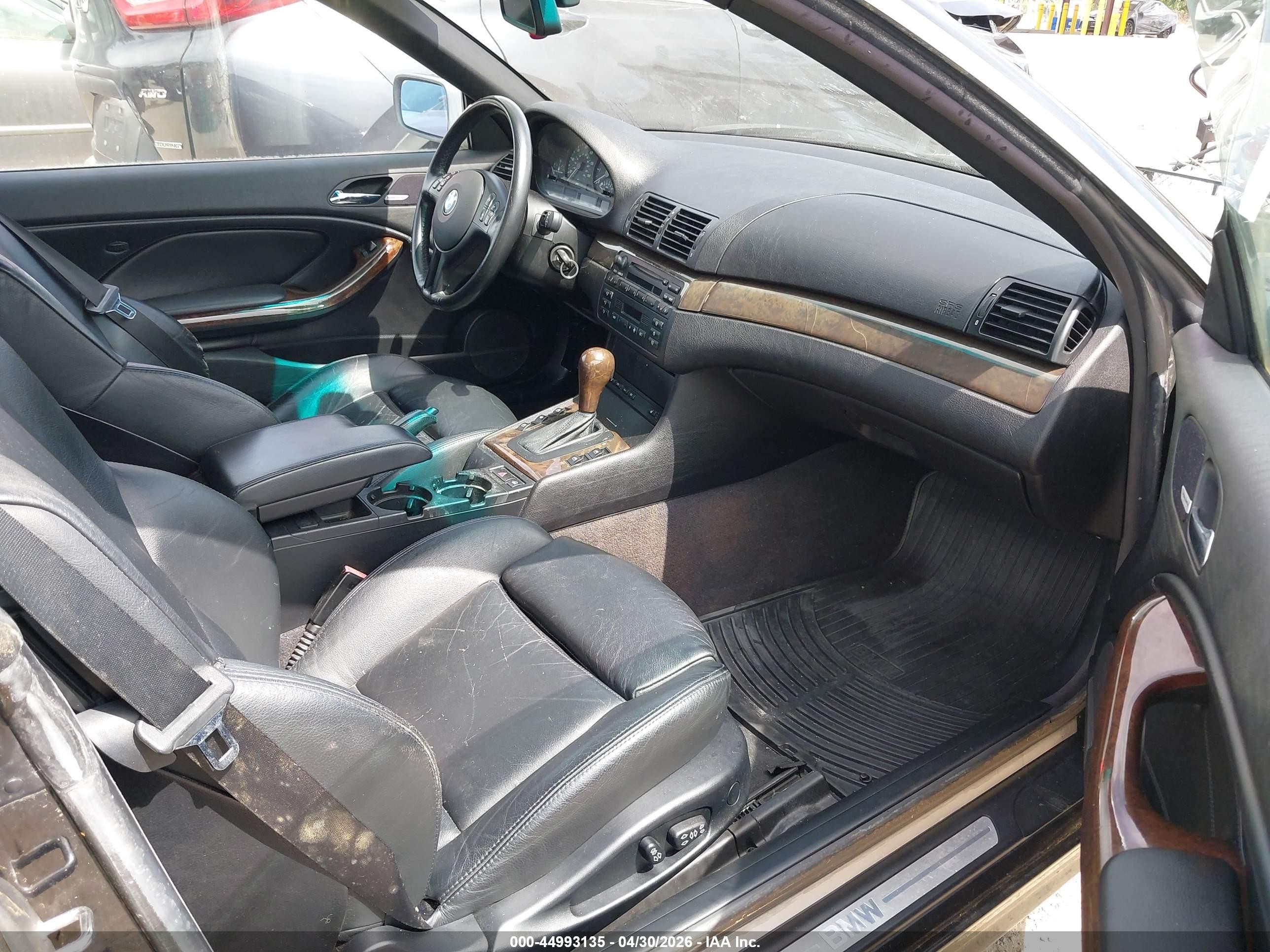 2002 Bmw 325ci   Black vin: WBABS33442PG88534