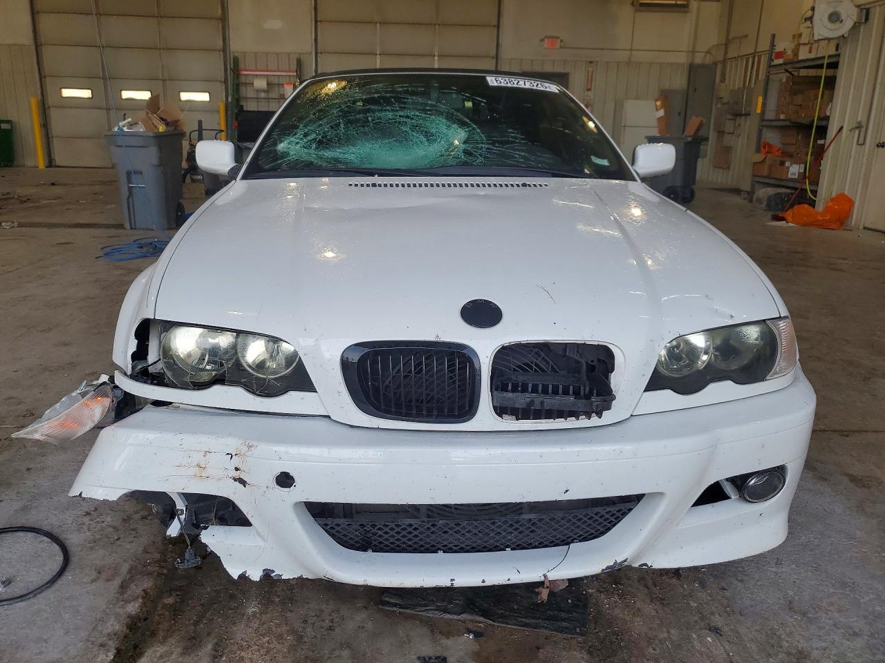 2002 Bmw 325 Ci White vin: WBABS33442PG88744