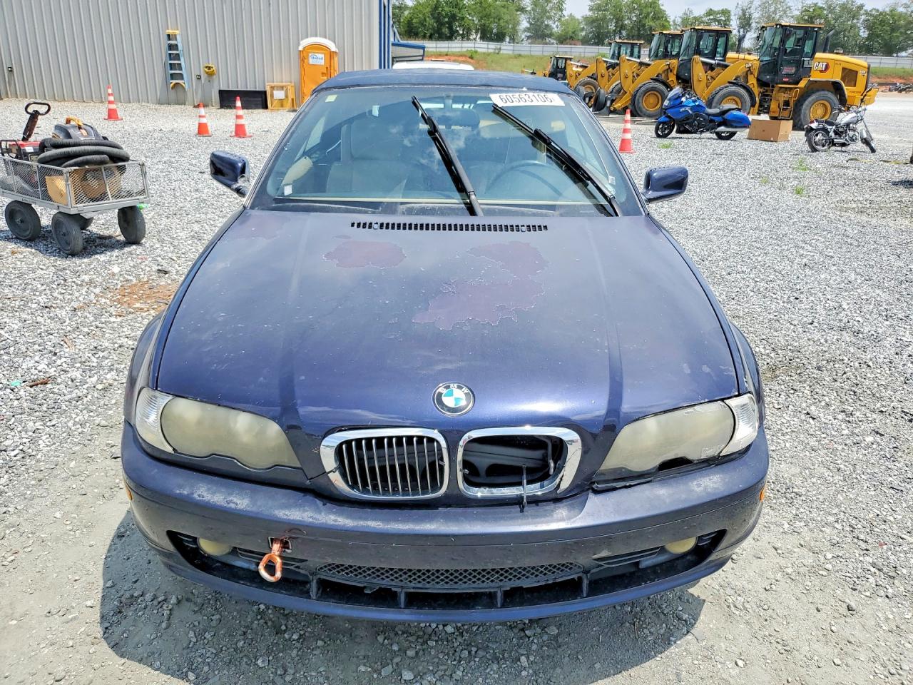 2002 Bmw 325 Ci Синий vin: WBABS33452JY42300