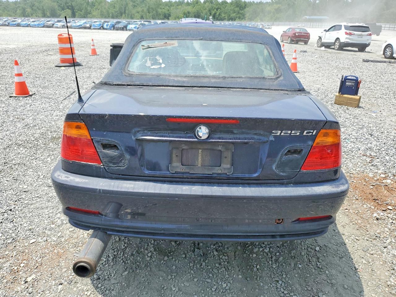 2002 Bmw 325 Ci Синий vin: WBABS33452JY42300