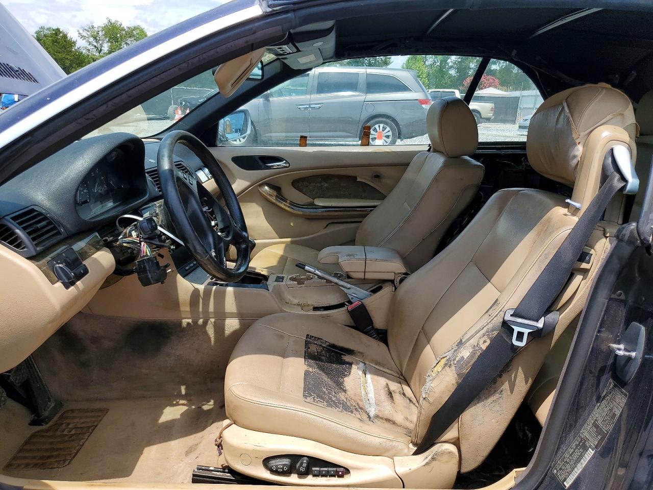 2002 Bmw 325 Ci Синий vin: WBABS33452JY42300