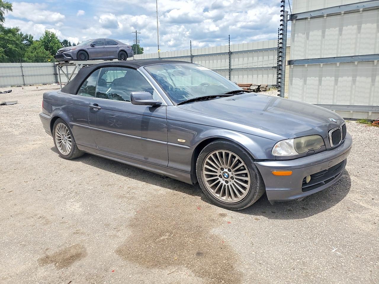 2003 Bmw 325 Ci Blue vin: WBABS33463PG90481