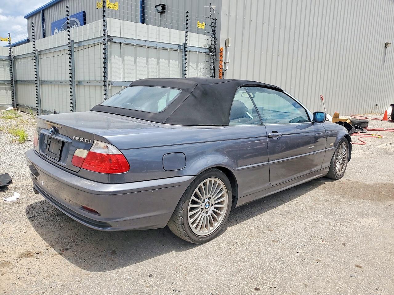 2003 Bmw 325 Ci Blue vin: WBABS33463PG90481