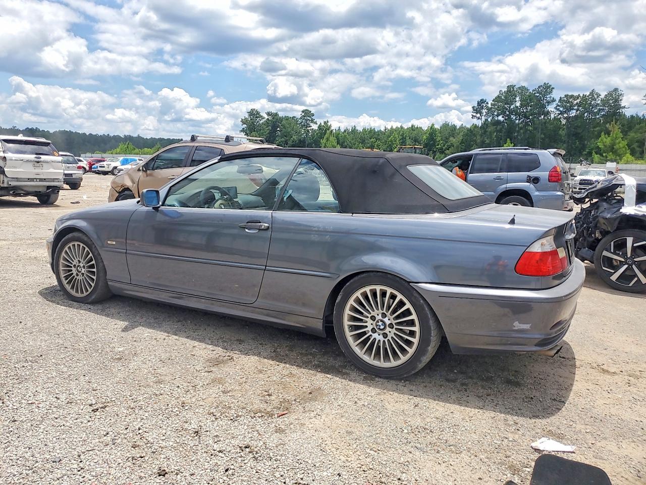 2003 Bmw 325 Ci Blue vin: WBABS33463PG90481