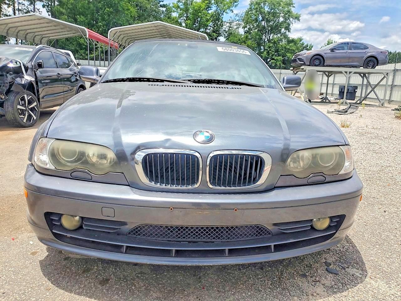 2003 Bmw 325 Ci Blue vin: WBABS33463PG90481