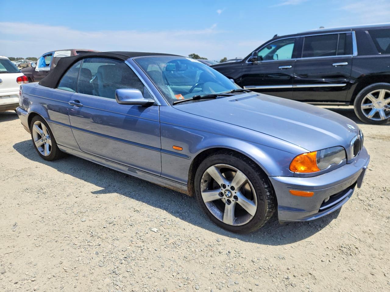 2002 Bmw 325 Ci Blue vin: WBABS33472JY42427