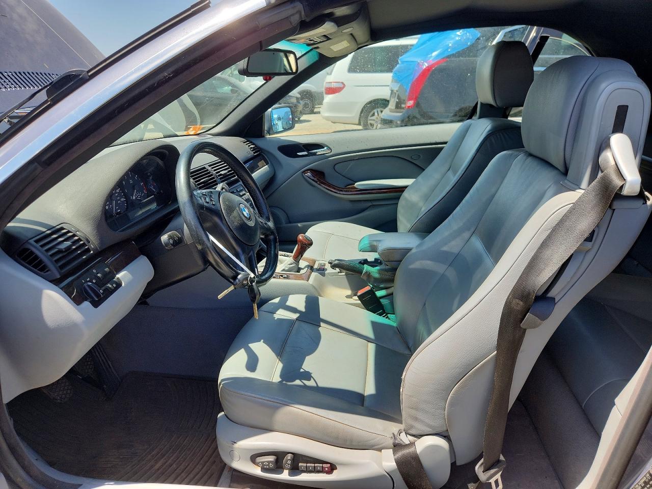 2002 Bmw 325 Ci Blue vin: WBABS33472JY42427