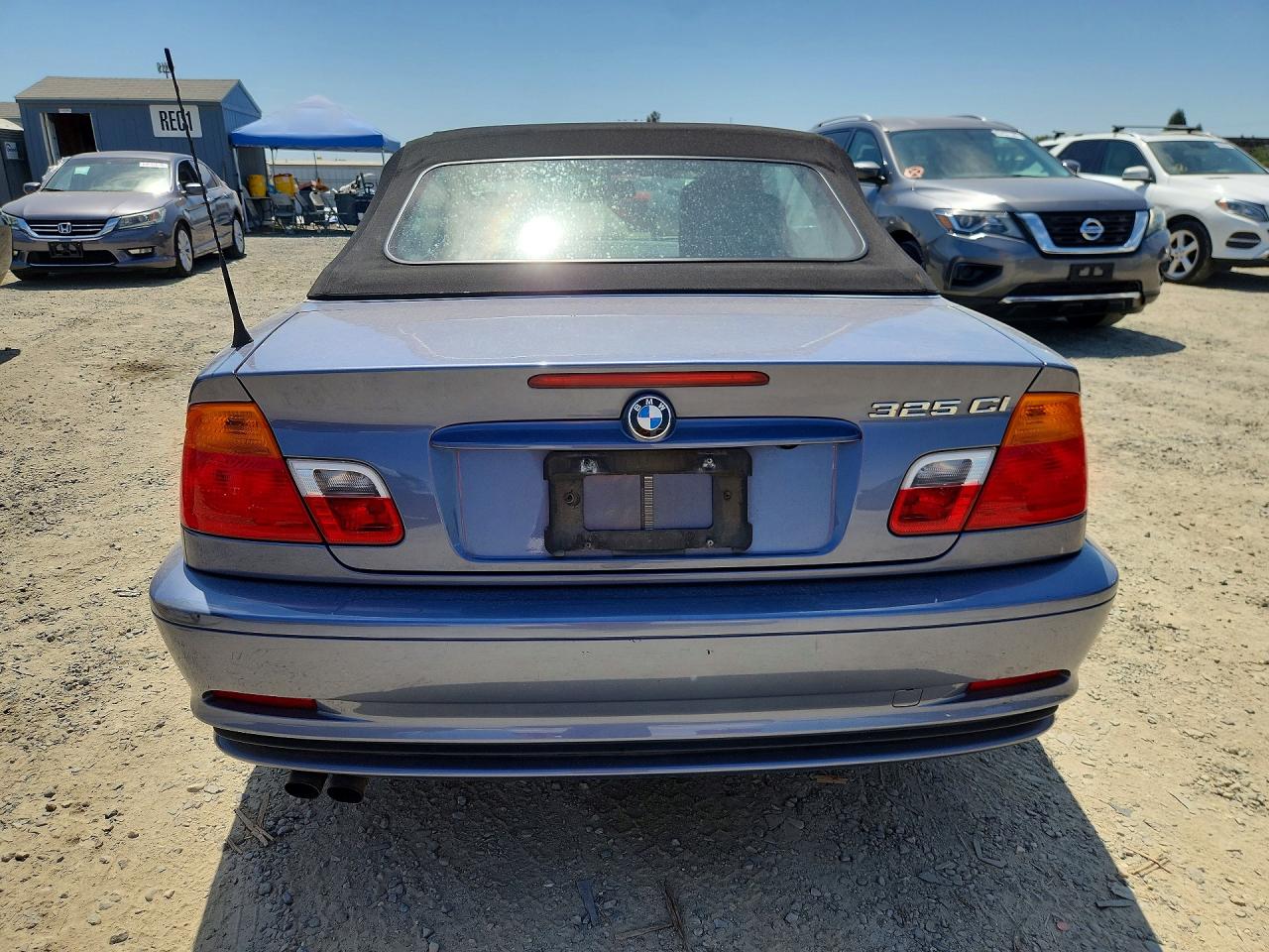 2002 Bmw 325 Ci Blue vin: WBABS33472JY42427