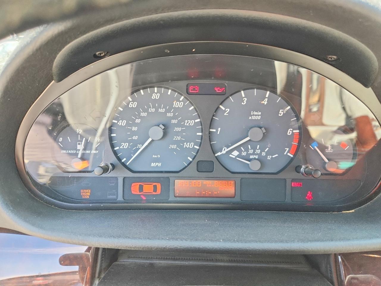 2002 Bmw 325 Ci Blue vin: WBABS33472JY42427