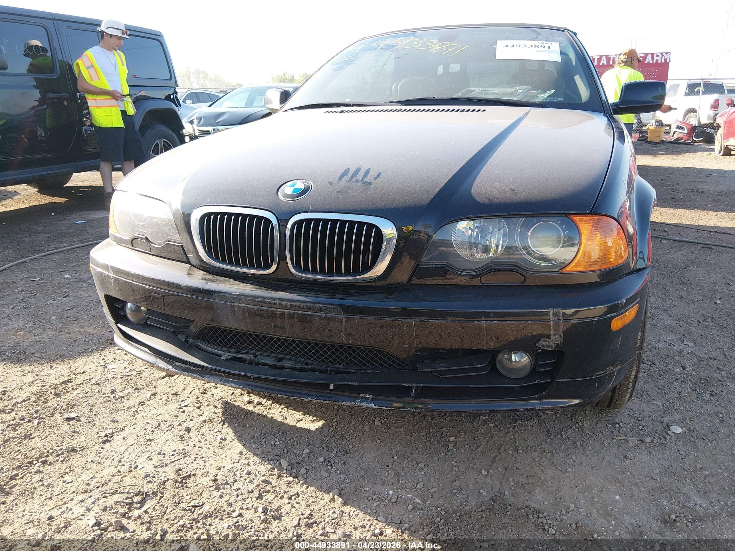2003 Bmw 325ci   Black vin: WBABS33473PG89985