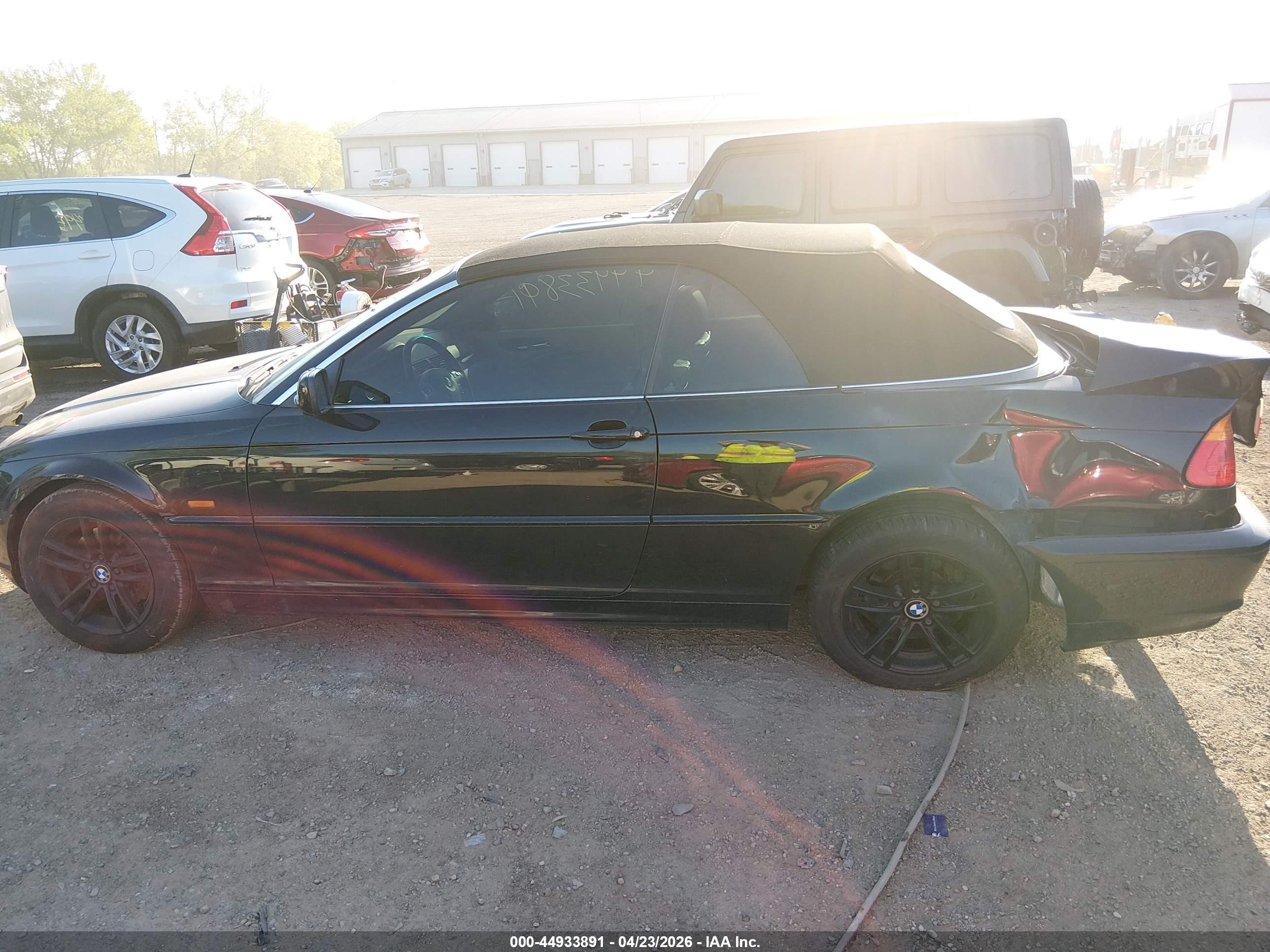 2003 Bmw 325ci   Black vin: WBABS33473PG89985