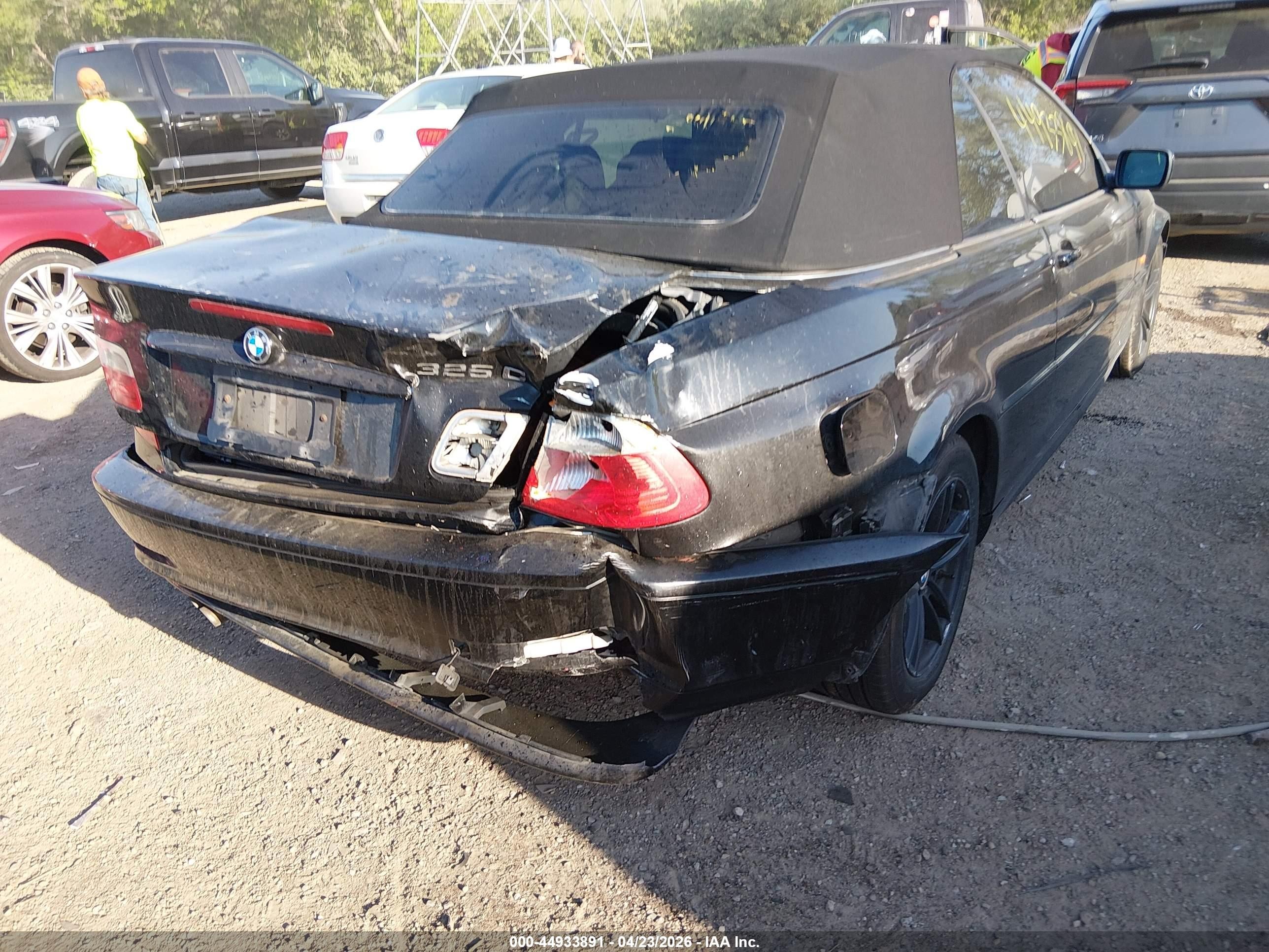 2003 Bmw 325ci   Black vin: WBABS33473PG89985