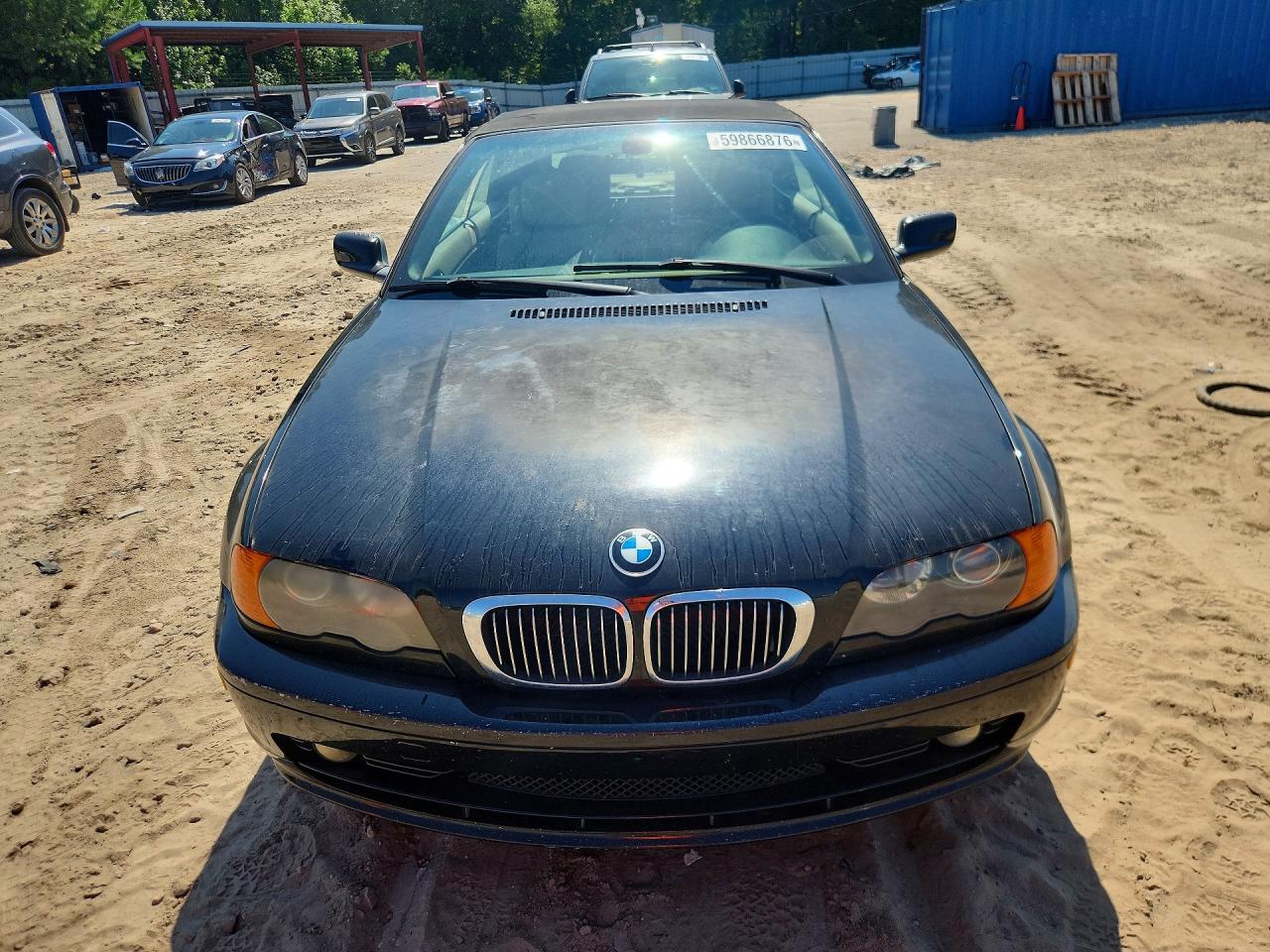 2003 Bmw 325 Ci Black vin: WBABS33473PG91350