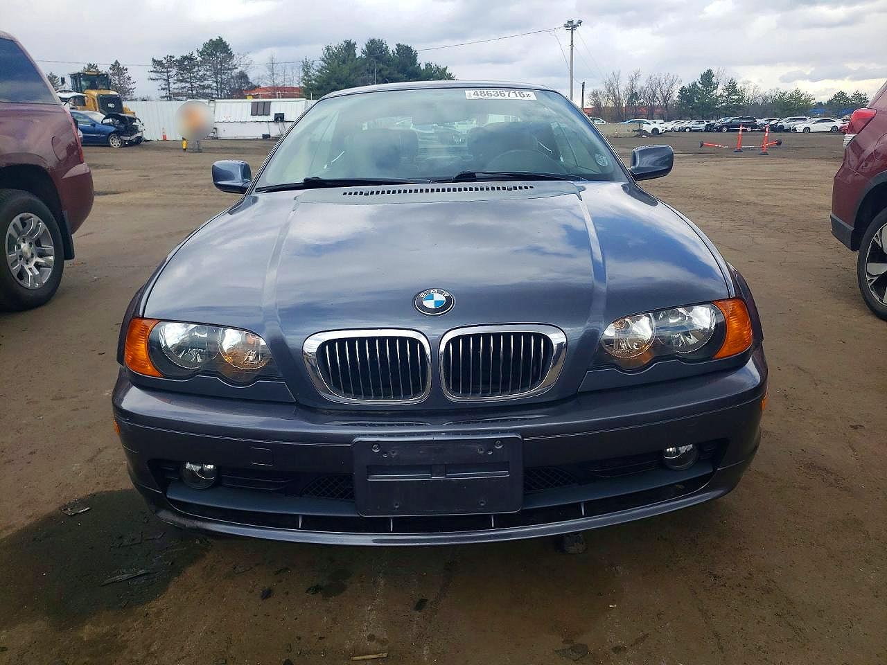 2002 Bmw Motorrad 325 Ci Gray vin: WBABS33482JY42632