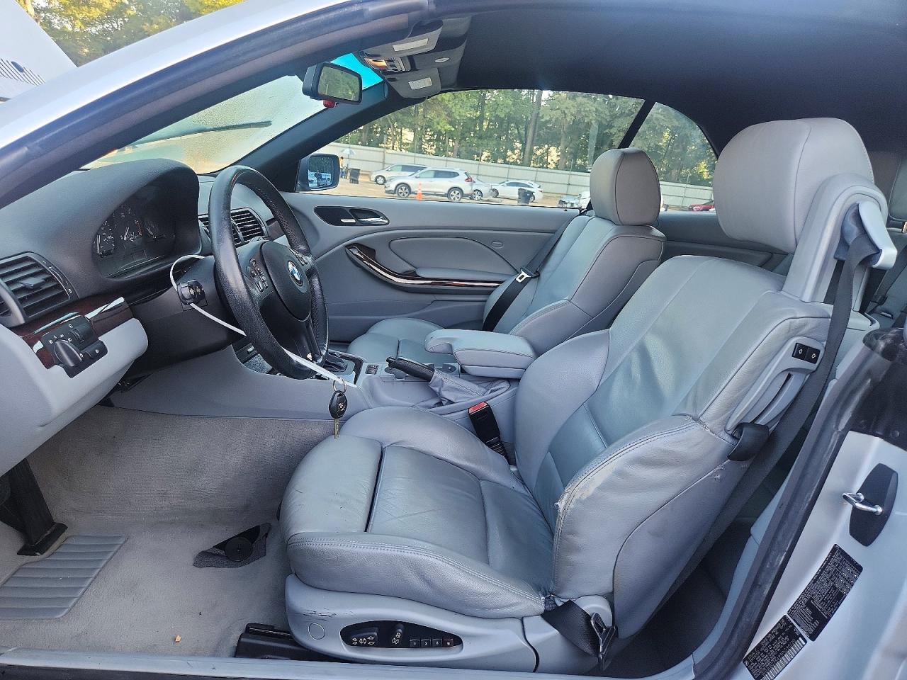 2003 Bmw 325 Ci Silver vin: WBABS33493PG90720