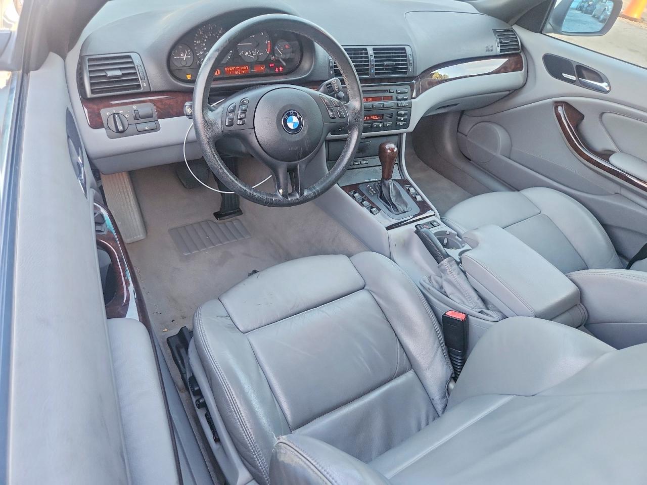 2003 Bmw 325 Ci Silver vin: WBABS33493PG90720