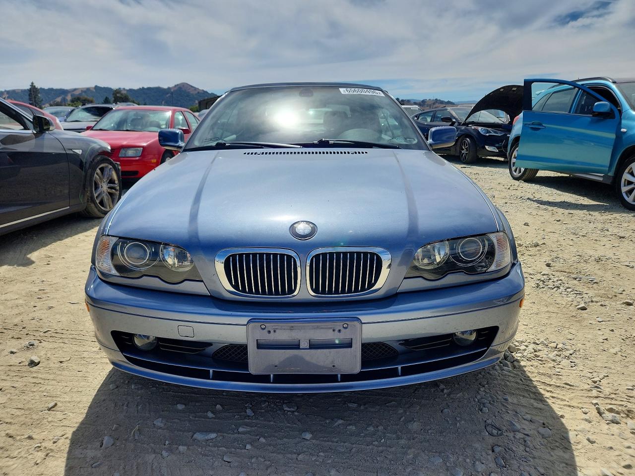 2003 Bmw 325 Ci Blue vin: WBABS33493PG92550