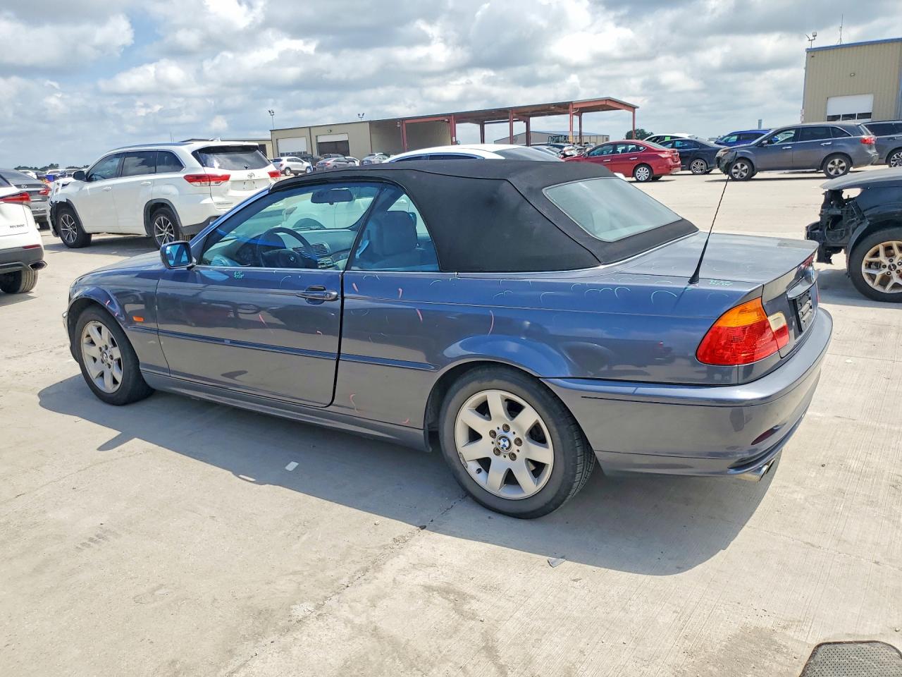 2001 Bmw 325 Ci Charcoal vin: WBABS334X1JY55204