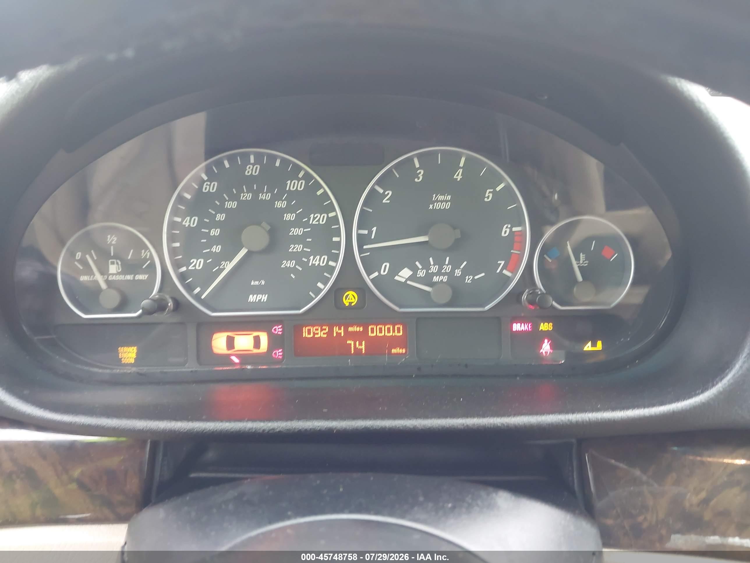 2001 Bmw 330ci Синий vin: WBABS53401EV87400