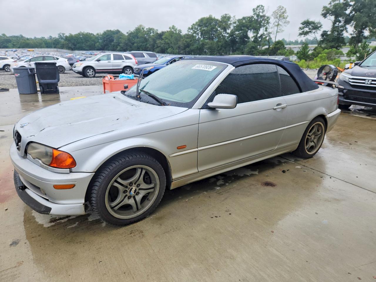 2001 Bmw 330 Ci Silver vin: WBABS53401JU88776
