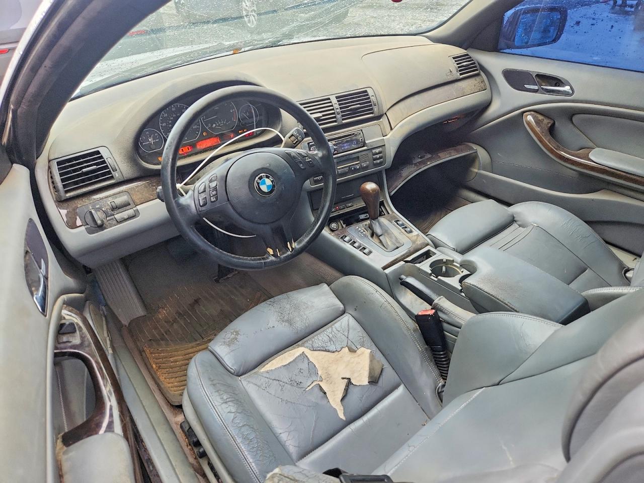 2001 Bmw 330 Ci Silver vin: WBABS53401JU88776