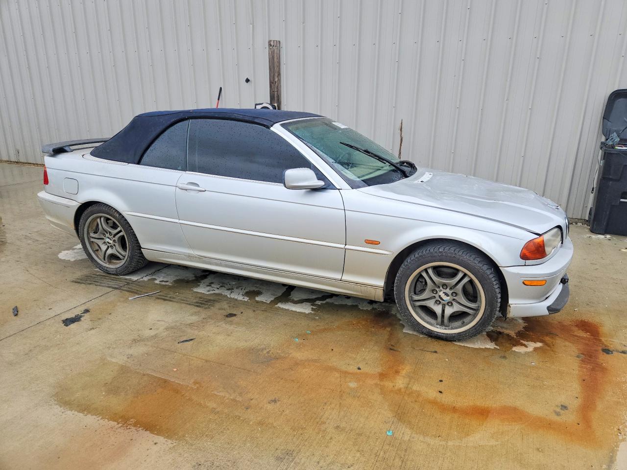 2001 Bmw 330 Ci Silver vin: WBABS53401JU88776