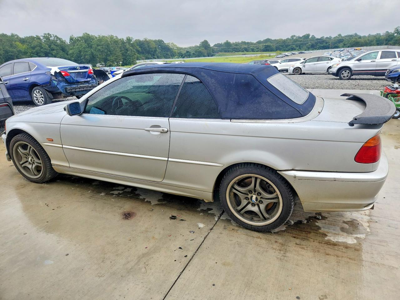 2001 Bmw 330 Ci Silver vin: WBABS53401JU88776
