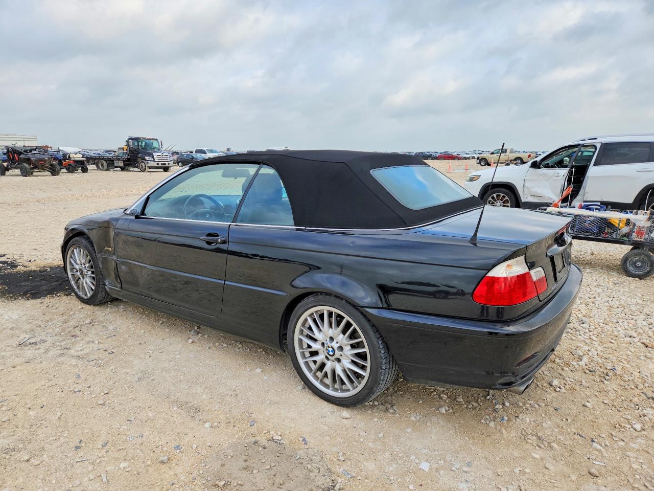 2002 Bmw 330 Ci Black vin: WBABS53402EV88578