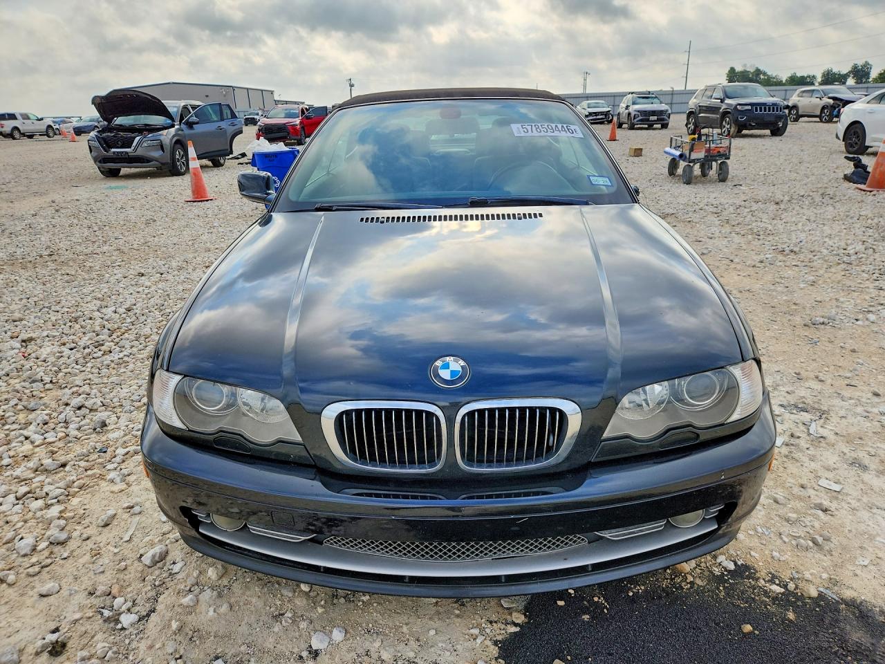 2002 Bmw 330 Ci Black vin: WBABS53402EV88578