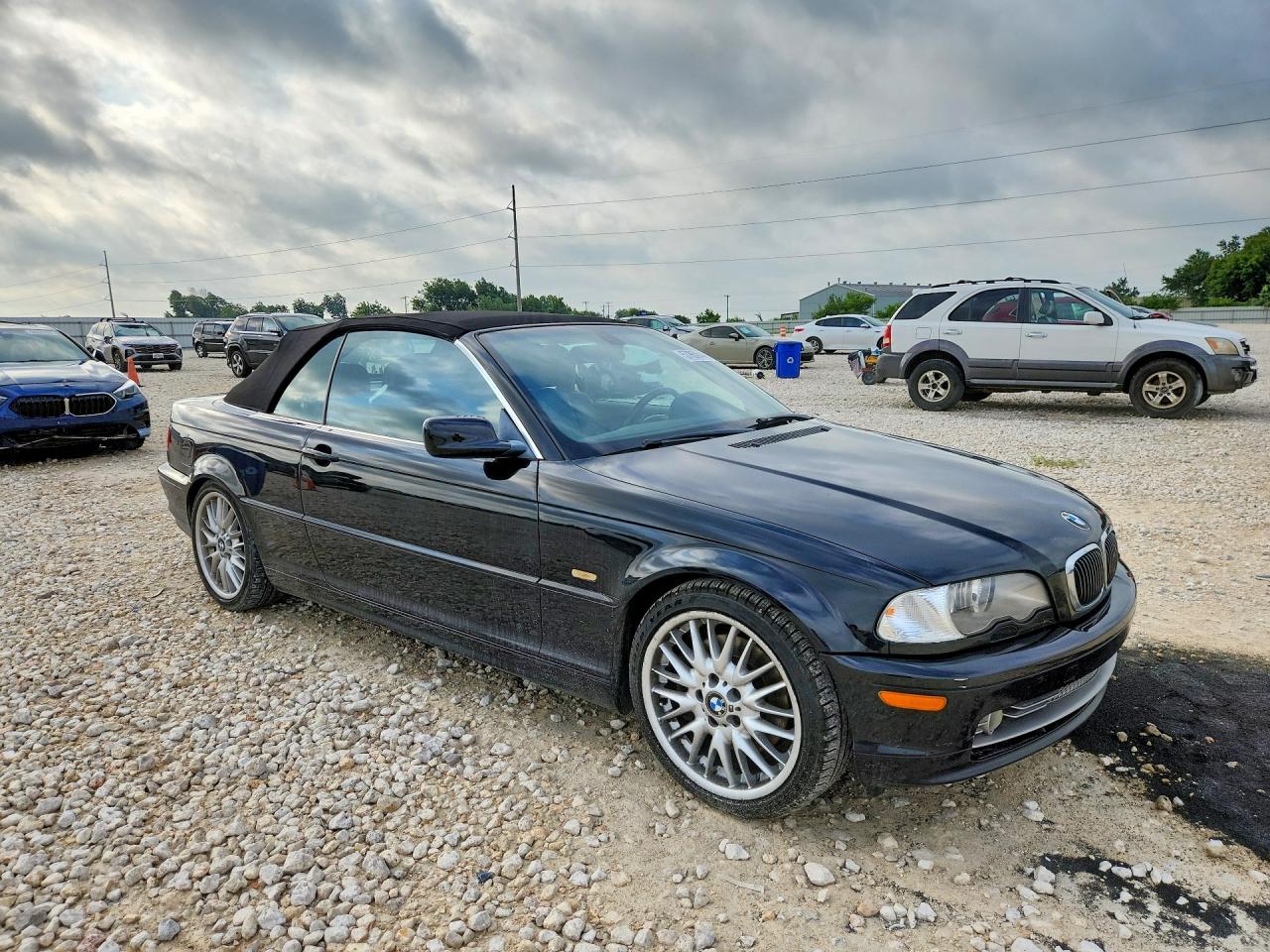 2002 Bmw 330 Ci Black vin: WBABS53402EV88578