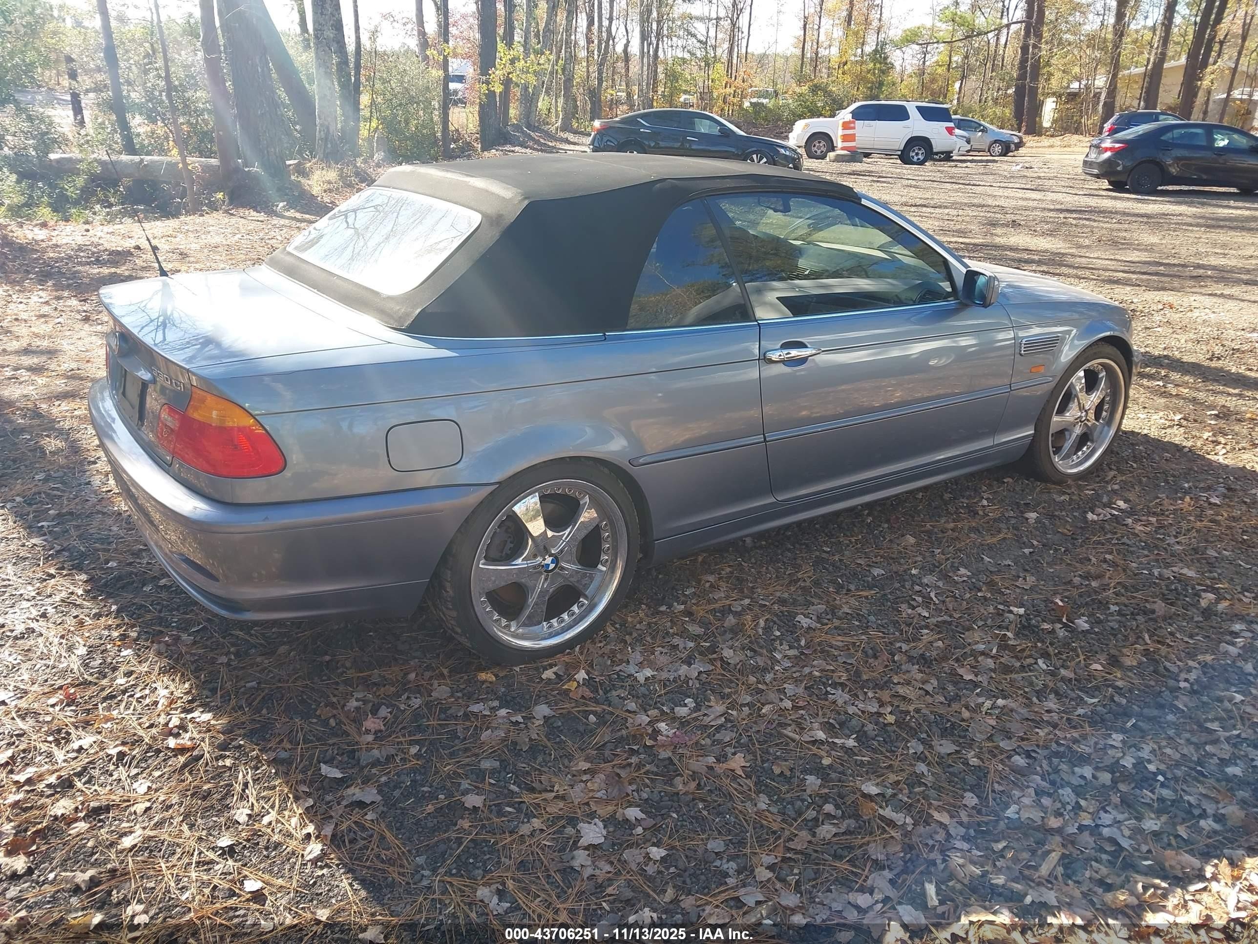 2002 Bmw 330ci   Light Blue vin: WBABS53402JU95681