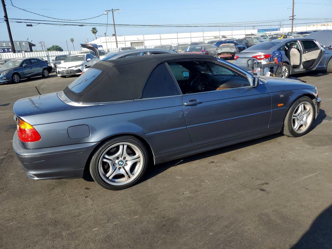 2001 Bmw 330 Ci Gray vin: WBABS53411JU85756