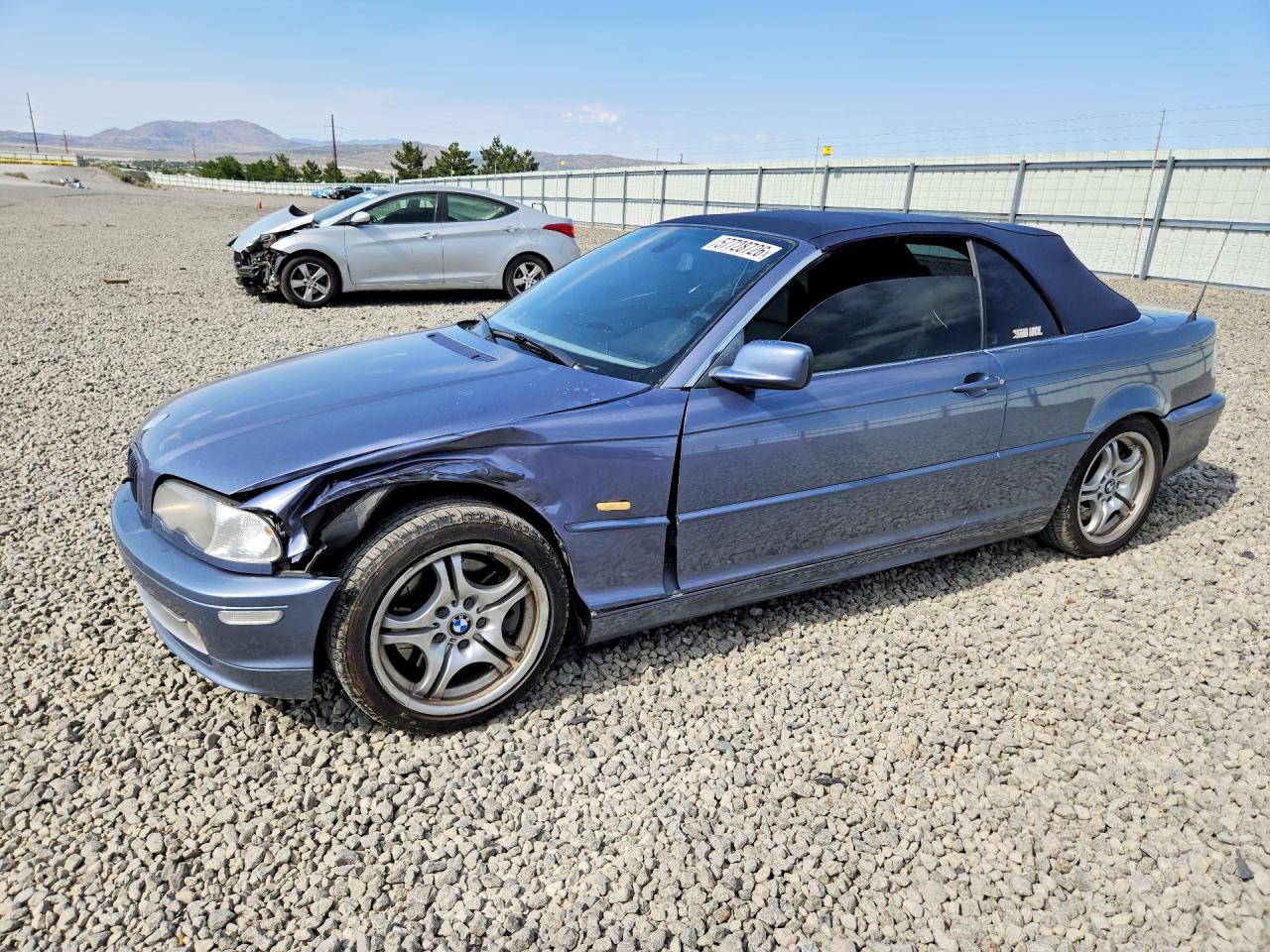 2002 Bmw 330 Ci Gray vin: WBABS53422EV88159