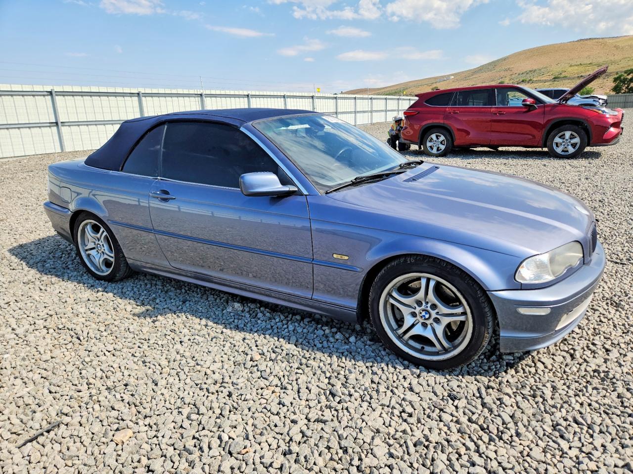 2002 Bmw 330 Ci Gray vin: WBABS53422EV88159
