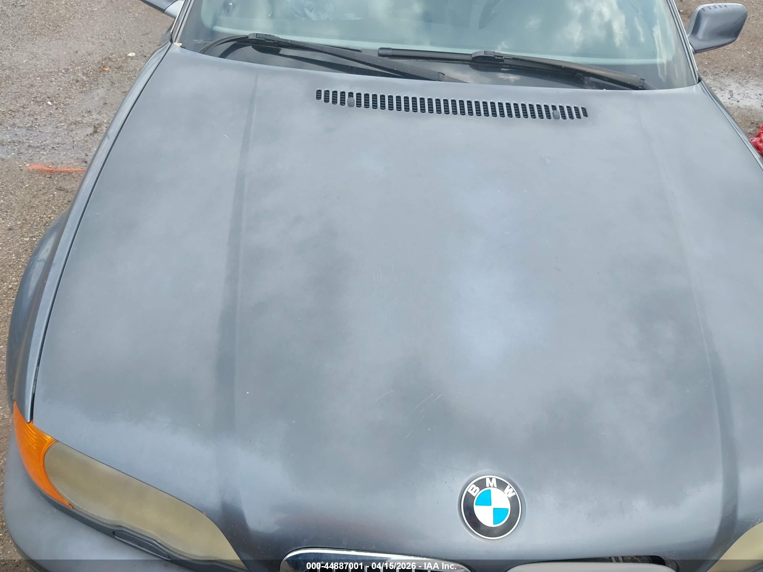 2001 Bmw 330ci   Gray vin: WBABS53431EV86063