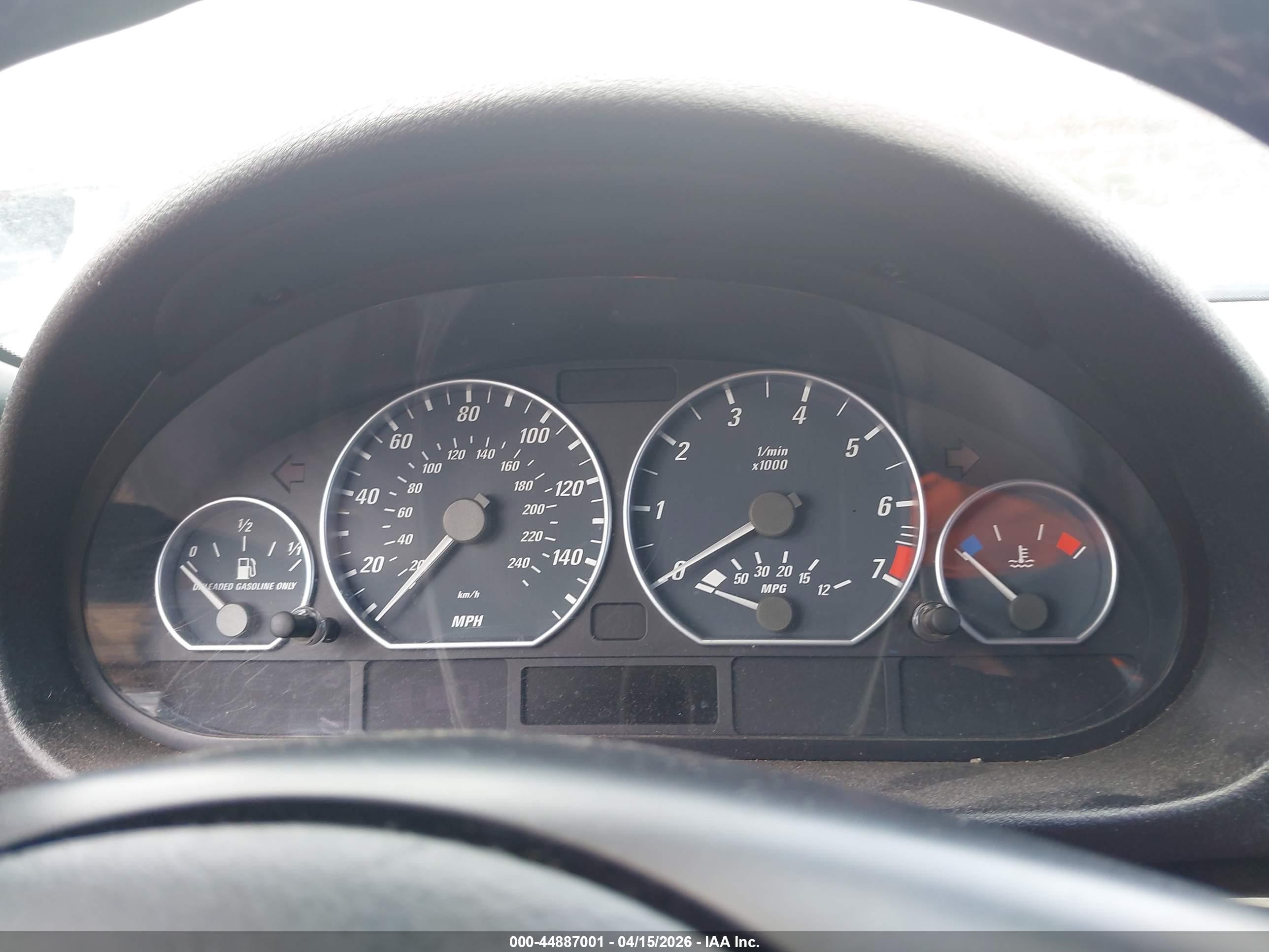 2001 Bmw 330ci   Gray vin: WBABS53431EV86063