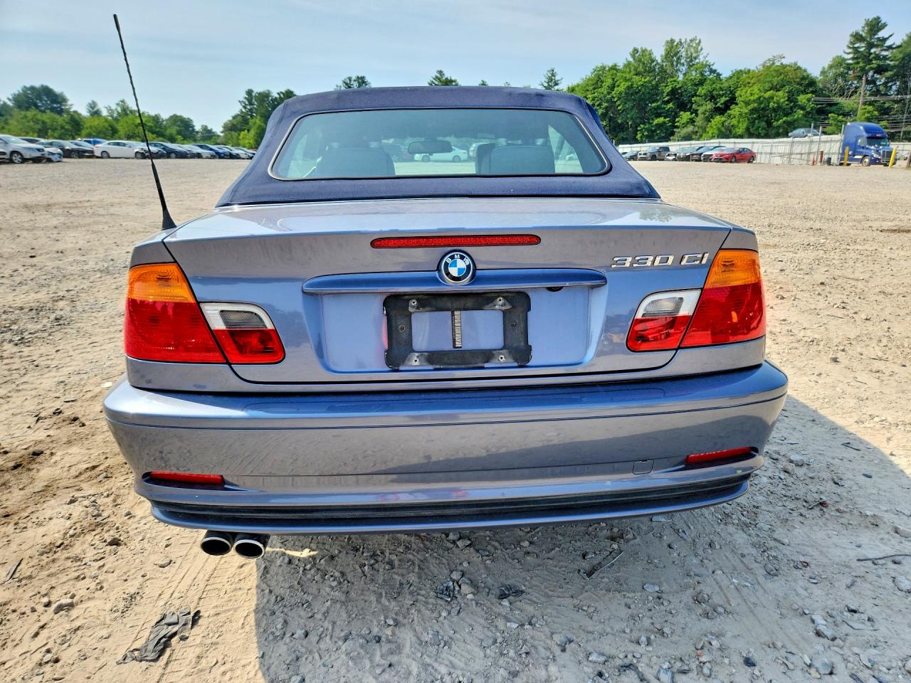 2001 Bmw 330 Ci Синий vin: WBABS53431JU86049