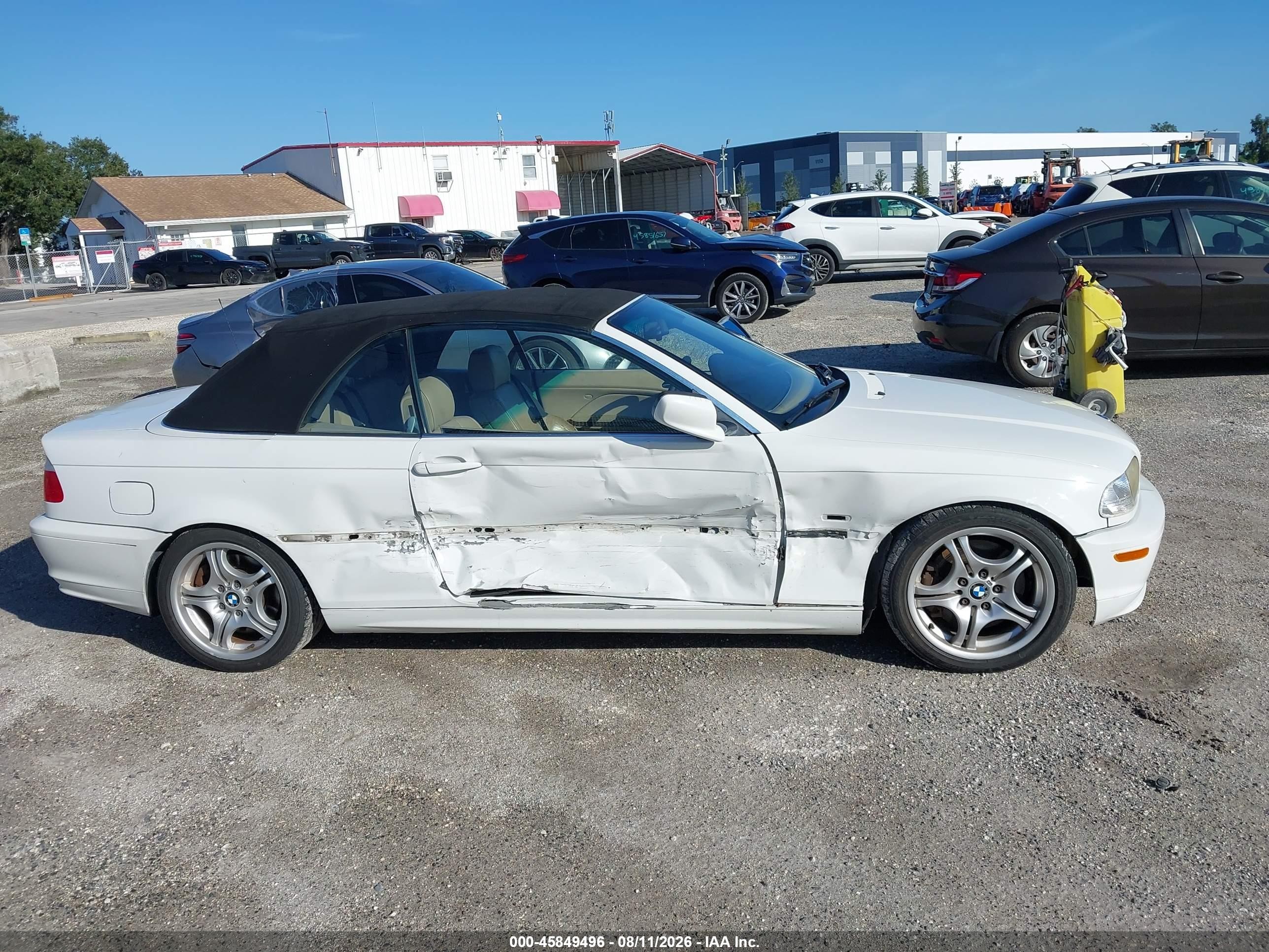 2002 Bmw 330ci   White vin: WBABS53432JU93097