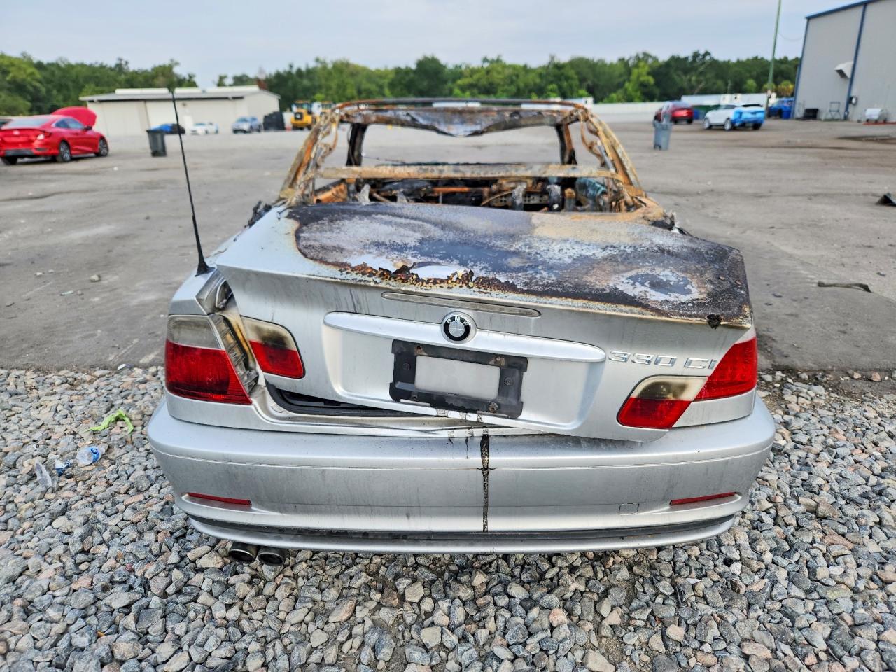 2002 Bmw 330 Ci Серебряный vin: WBABS53432JU95335
