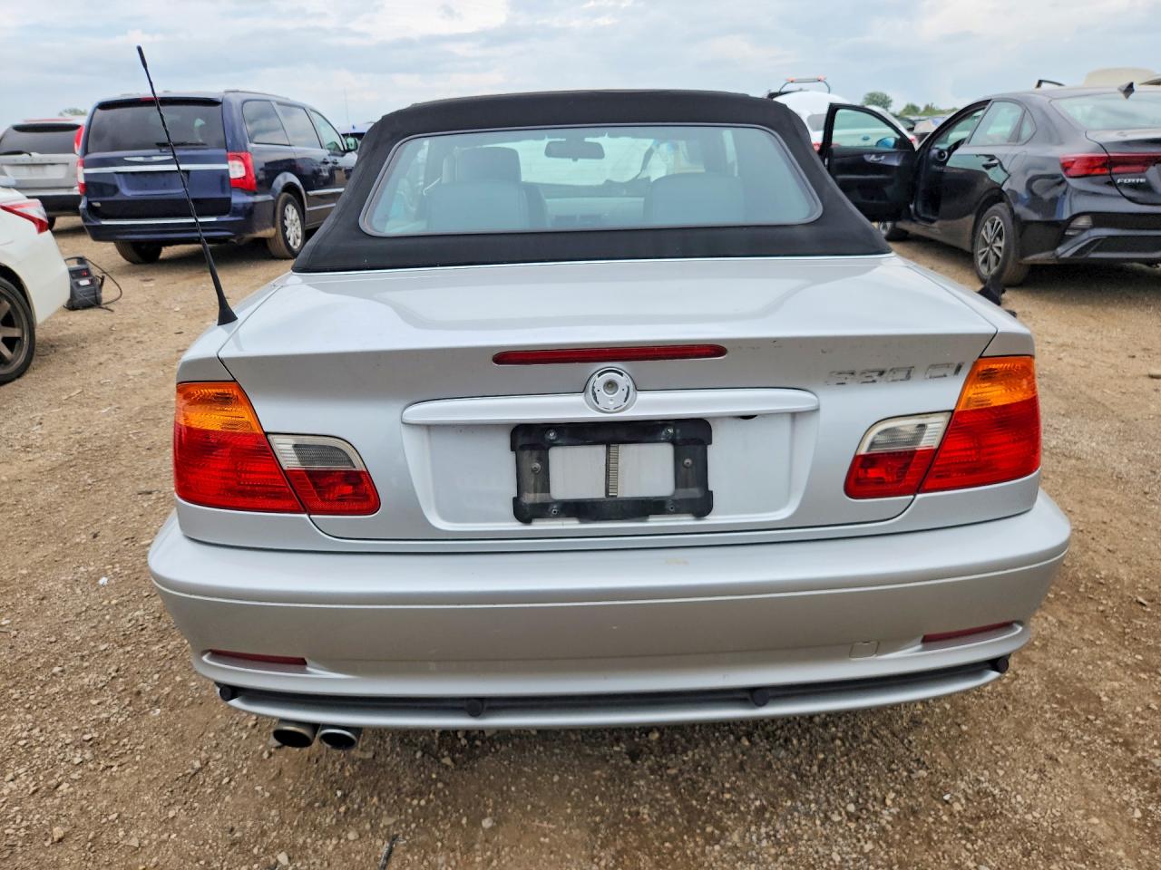 2001 Bmw 330 Ci Silver vin: WBABS53441JU85783