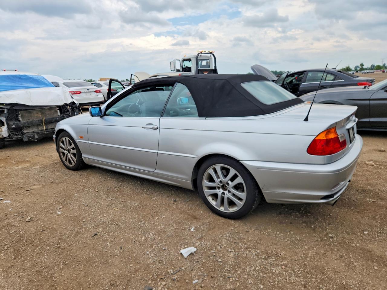 2001 Bmw 330 Ci Silver vin: WBABS53441JU85783