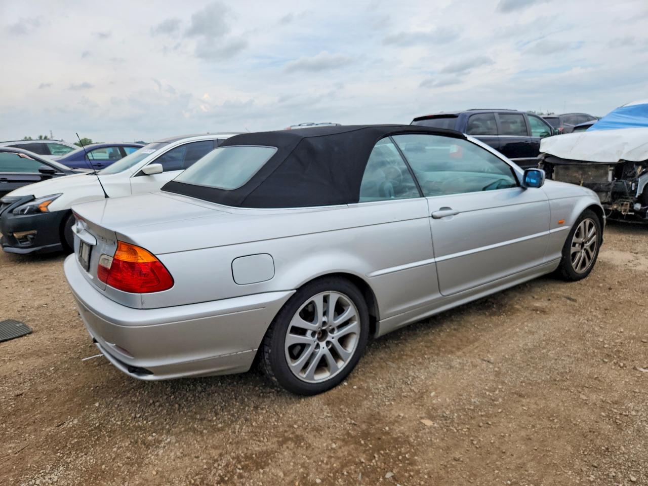 2001 Bmw 330 Ci Silver vin: WBABS53441JU85783