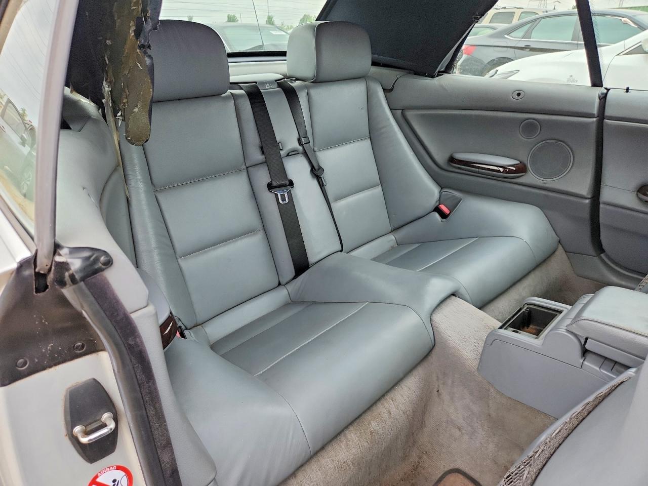 2001 Bmw 330 Ci Silver vin: WBABS53441JU85783