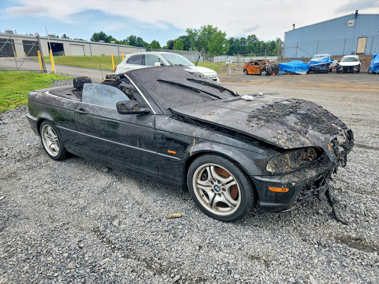 2001 Bmw 330 Ci Black vin: WBABS53451EV85836